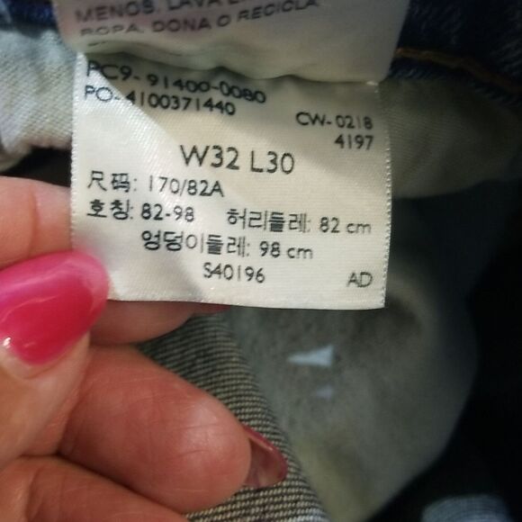 Levi Strauss Signature Jean's Regular Straight Leg Size W32. L30 - Picture 5 of 7